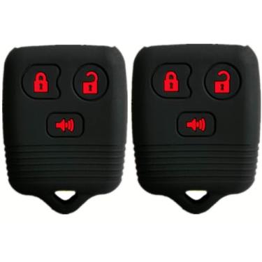 Imagem de Capa protetora de silicone Smart Key Fob para Ford F150 F250 F350 Explorer Ranger Escape Expedition