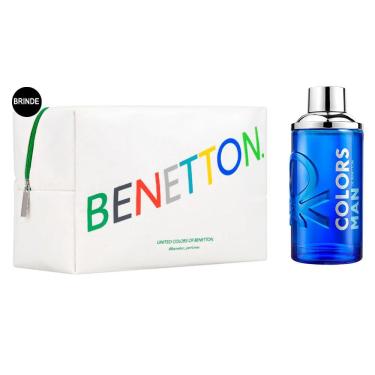 Imagem de Benetton Colors Man Blue Edt Perfume Masculino 200Ml + Necessaire