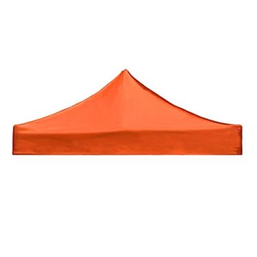 Imagem de Luzhengyang Cobertura superior de tenda de substituição para jardim à prova de sol ¨C Design de peso portátil ¨C para acampamento e atividades ao ar livre ¨C 9,54 x 9,54 pés - laranja