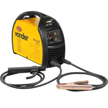 Imagem de Inversor de Solda Eletrodo RIV222 Bivolt 127V - 220V Vonder com Display Digital Monofásico