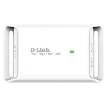 Imagem de D-Link Adaptador para injetor PoE 1 porta Gigabit Power Over Ethernet DC Power Power Up, pontos de acesso, telefones VoIP (DPE-301GI)