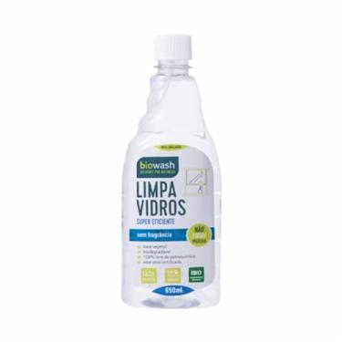 Imagem de Kit 3X: Limpa Vidros Refil Biodegradável Biowash 650ml