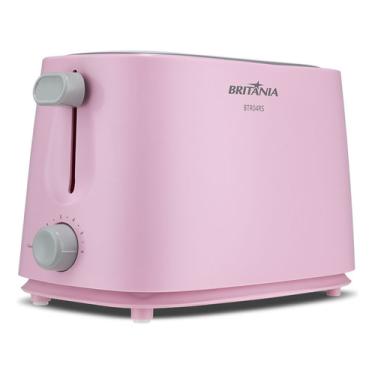 Imagem de Torradeira Britânia Rosa 6 Níveis De Tostagem 750w 220v BTR04