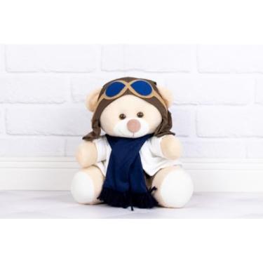 Imagem de Pelúcia Urso Classico Aviador Tedde 26 cm (MARINHO)