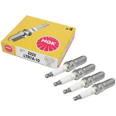 Imagem de Jogo 4 Velas Ignição Ecosport 2003 a 2021 Ngk LTR7A-10