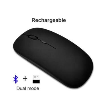 Imagem de Mouse P/ Tablet Samsung Galaxy T500 Recarregável Bluetooth Wireless Pr