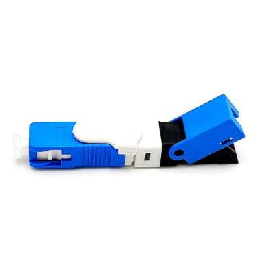 Imagem de Conector sc upc ecs250d click azul - FastShow