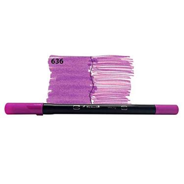 Imagem de Marcador Dualtip, Bismark, PK0100C636, Ponta Dupla, Roxo Imperial