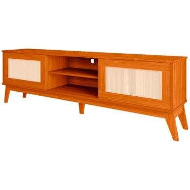 Imagem de Rack para TV até 65" 2 Portas EDN Móveis Andros, Cedro