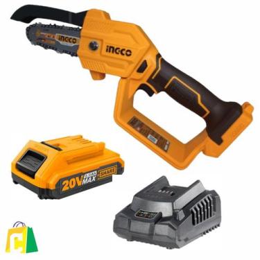 Imagem de Moto Serra Mini Serra Elétrica Com Bateria e Carregador - INGCO
