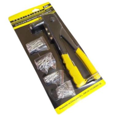 Imagem de Alicate Rebitador Rebitadeira 4 Bicos Manual 40 Rebites Pop - Eda