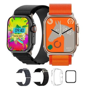 Imagem de Smartwatch W69 Ultra Mini Lançamento C/Nf Android iOS Bluetooth Com Pu