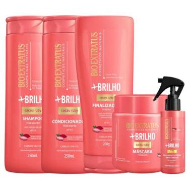 Imagem de Kit Mais Brilho Hidratante 5 produtos Bio Extratus - BIOEXTRATUS