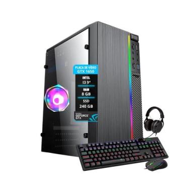 Imagem de Pc Gamer Intel Core I3 9 Memória Ram 8Gb Ssd 240Gb Gtx 1650 - Amorim T