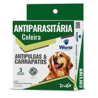 Imagem de Coleira Dugs Antipulgas e Carrapatos - Contra Pulga e Carrapatos - Col