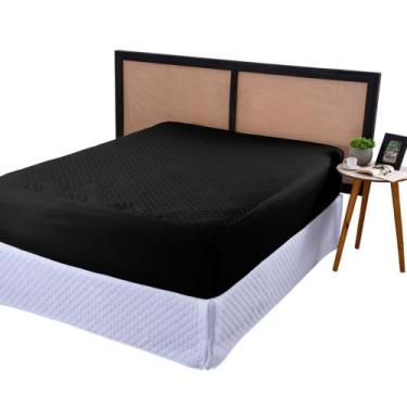 Imagem de Protetor impermeável King Padrão Dimensões: 1,93m x 2,03m x 0,40cm - F