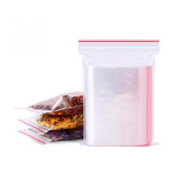 Imagem de Saco Transparente Plástico Fecho Zip Hermético 30x40cm 100 Unidades - 