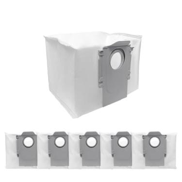 Imagem de 6 sacos de reposição para pó compatíveis com Roborock Q5 Max+/Q7 Max+/S8+ / S8 Pro Ultra / S7 MaxV Ultra / Q7+ / Q8 Max+ / Q5 Pro+ / Q5, Q7, Q10 Series, Aspiradores Robóticos 3L Grande Capacidade