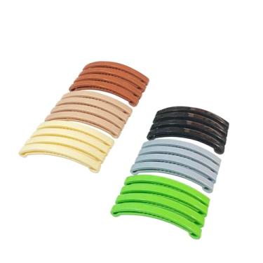 Imagem de Pacote com 24 presilhas de cabelo de plástico MR Safe para técnicos de ressonância magnética, multicoloridas, não ferrosas, 8,4 cm