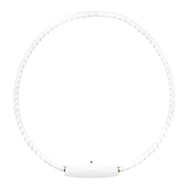 Imagem de Purificador de ar Airvida M1 Ionic Wearable (Branco-49.8 cm) – Taxa de remoção de poluentes de até 99%, elegante e leve com 3 modos, colar e clipe de titânio, operação silenciosa, 20 g