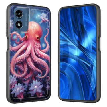 Imagem de JHYYTUJTYP Capa para Moto G Power 5G 2024, [Teste de queda de grau militar] Capa protetora resistente à prova de choque resistente para Motorola Moto G Power 5G 2024 de 6,7 polegadas, polvo no oceano