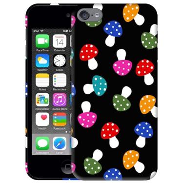 Imagem de Generic Capas SM Capa para iPod Touch 7, iPod Touch 6, Capa para iPod Touch 5 - Design Padrão de Cogumelo Impresso 3D Capa Traseira de Plástico Rígido para iPod Touch 7/6/5.
