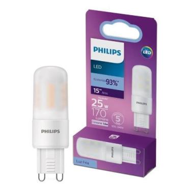 Imagem de Kit 4 Lâmpadas Led Halopin G9 1,6W Bivolt Philips, 110V/220V (Bivolt),