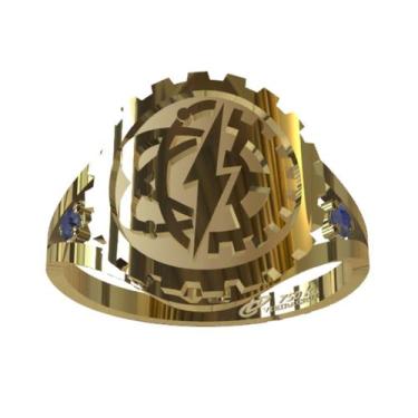 Imagem de Anel de Formatura Engenharia Elétrica em Ouro 18K - Vieira Cruz Joias,