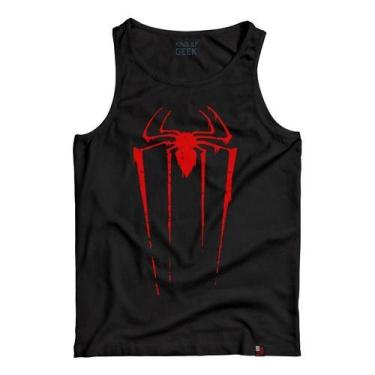 Imagem de Camiseta Regata Spider-man Camisa Homem-aranha Peter Parker - KING OF 