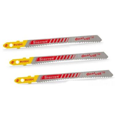 Imagem de Serra Tico Tico Dualcut Corte Mdf Starrett 75mm Bu3dc 06 Pçs