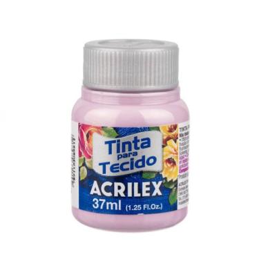 Imagem de Tinta Para Tecido 37 ML Acrilex Fosca Pintura Artesanato - Metallica A