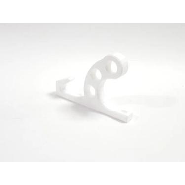 Imagem de Kit 3 Suportes De Parede Para Capacetes Com Gancho - 3D Art, Branco