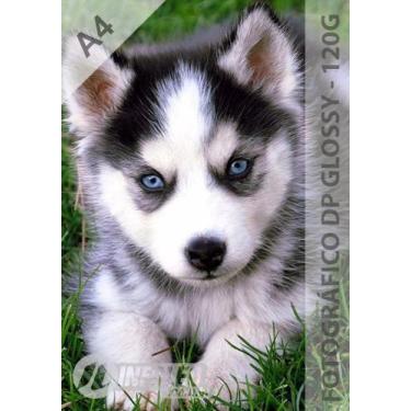 Imagem de Papel Fotográfico A4 Glossy Dupla Face 120 gramas - 50 Folhas