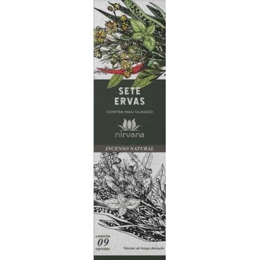Imagem de Incenso Nirvana - Linha Tradicional - Sete Ervas