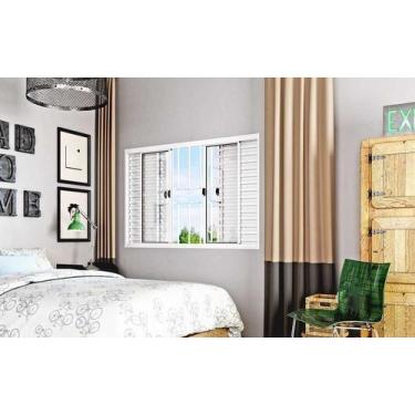 Imagem de Veneziana Aluminio C/grade Central R10 - 100 X 150cm - Riobras - ULLIA