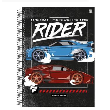 Imagem de Caderno Univ.10Mat.160Fls Velozes e Furiosos Capa3-Animativa