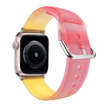Imagem de Pulseira Fecho Clássico Silicon Translúcida para Apple Watch - Baú do 