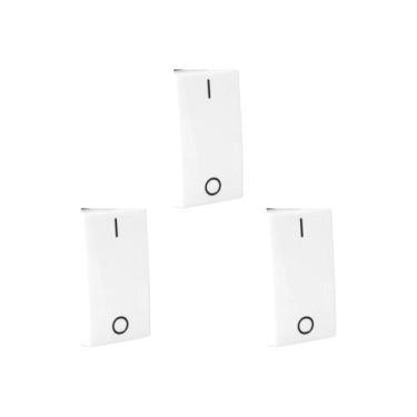 Imagem de Kit C/3 - Modulo Pial Pop Branco 1 Simples Bipolar 10A Lg...