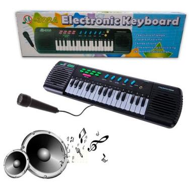 Imagem de Teclado e Piano Musical 31 Teclas c/ Microfone - DM TOYS