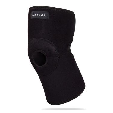 Imagem de Joelheira Kestal Ajustável com Reforço Patelar Preta-Unissex