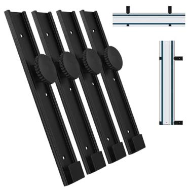 Imagem de CIDUAM Acessórios de trilho de guia de serra para montagem/WEN/Kreg/Swanson/Makita/Milescraft/POWERTEC/BORA/Festool/DEWALT/Milescraft... Presente para marceneiro - conjunto de 4 unidades