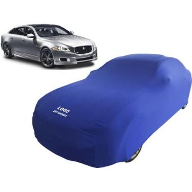 Imagem de Capa Cobrir Carro Tecido Helanca Macio Jaguar XJ - Mz, Azul