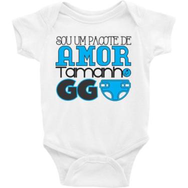Imagem de Body Bebê Infantil Sou Um Pacote de Amor Tamanho GG - TAMANHO M - IDEI