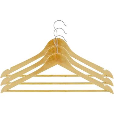 Imagem de Cabide Infantil 3pçs Madeira CK6298 - Clink