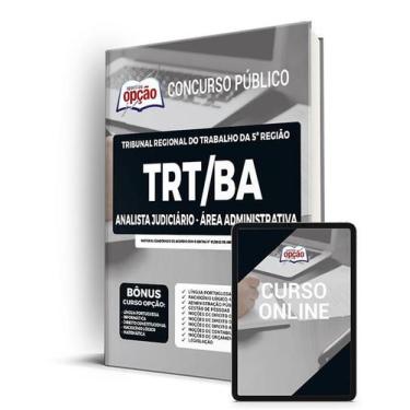 Imagem de Apostila TRT-BA - Analista Judiciário - Área Administrativa