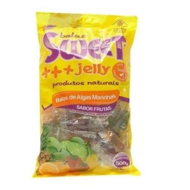 Imagem de Kit 05 Balas De Algas Marinhas Sweet Jelly Sabor Frutas 500g