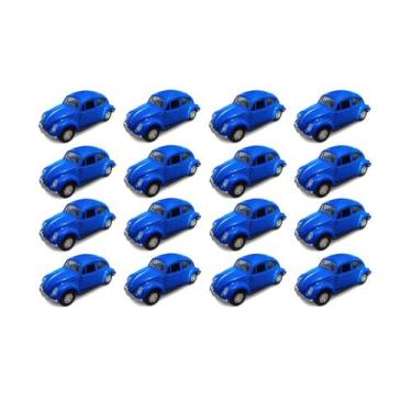 Imagem de Kit 16x Brinquedo carrinho Fusca de propulsão - AP TOYS
