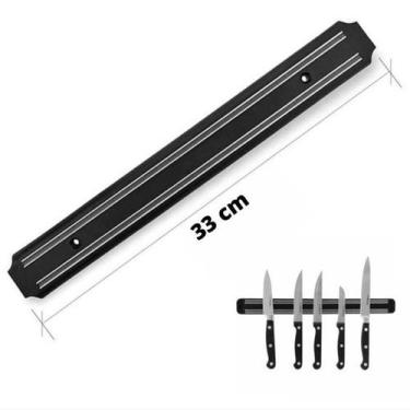 Imagem de Barra Suporte Magnética Parede Porta Faca Ferramentas Organizador Uten