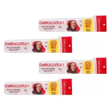 Imagem de Kit 4 Algodão Bellacotton Disco Leve 400 Pague 320 Cada