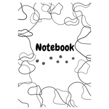 Imagem de Note book Black - Tapa Dura,100 hojas suministros escolares, diario personal o libreta de notas.